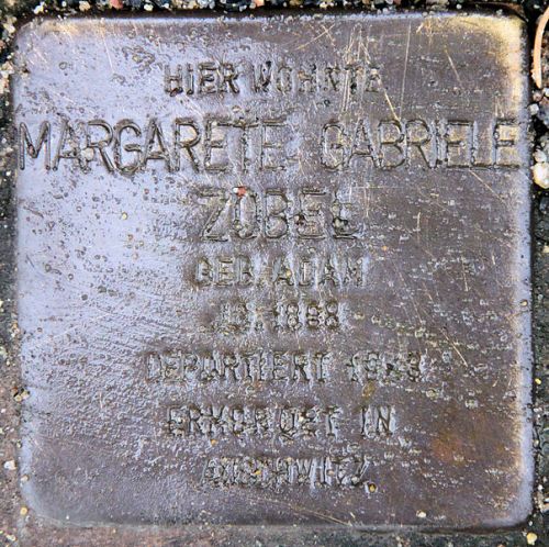Stolpersteine Schillerstraße 10a #2