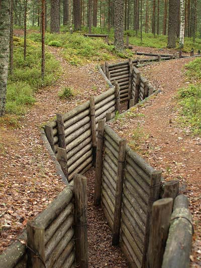 Salpalinie - Gerestaureerde Loopgraaf Punkaharju