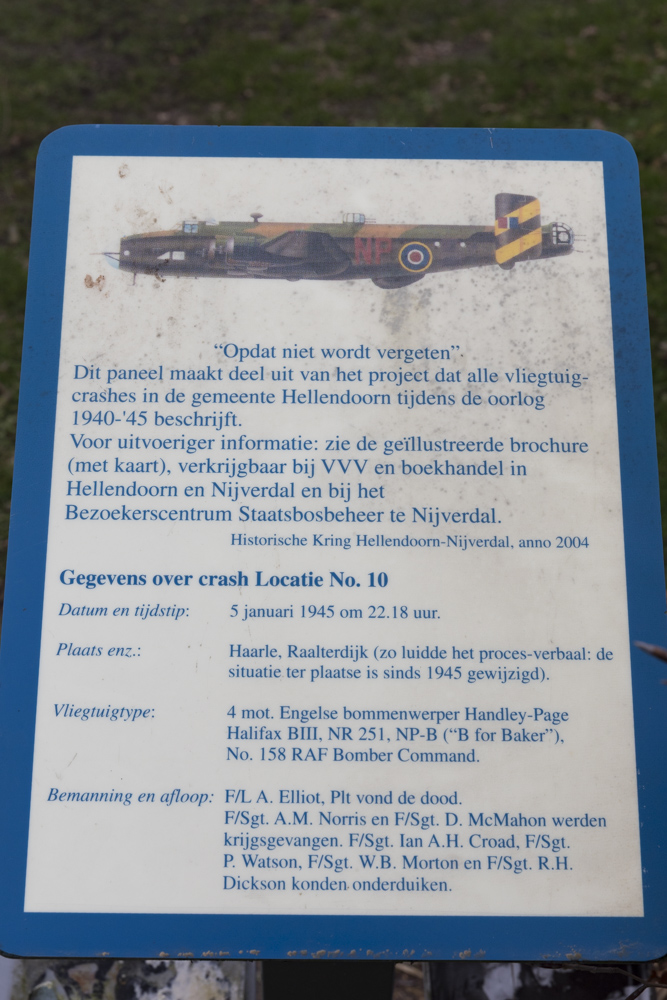 Crash Location 10 Lest We Forget Hellendoorn #2