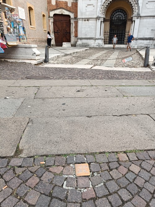Stumbling Stone Piazza del Santo 11 #2