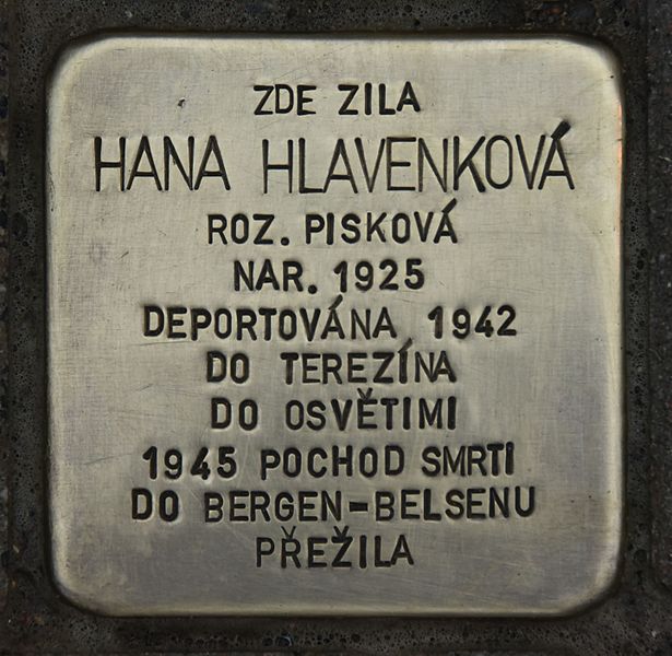 Stolpersteine Koněvova 785/42 #1