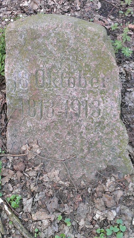 Remembrance Stone 100th Anniversary Battle of Leipzig #1