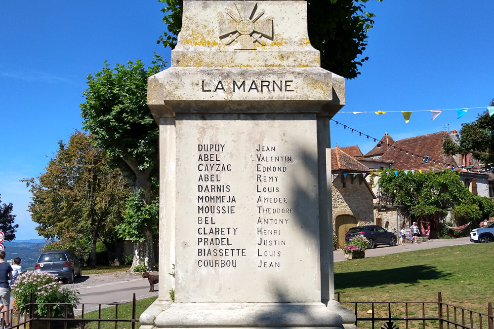 Oorlogsmonument Loubressac #4