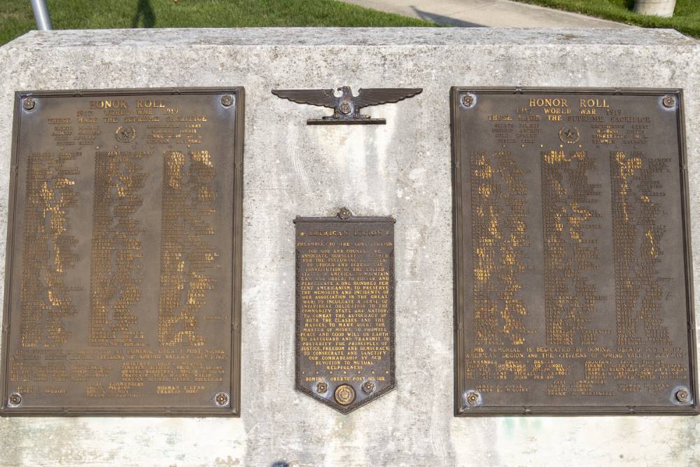 Spring Valley Veterans Memorial #1