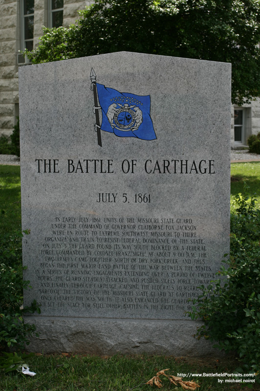 Battle of Carthage Monument #1