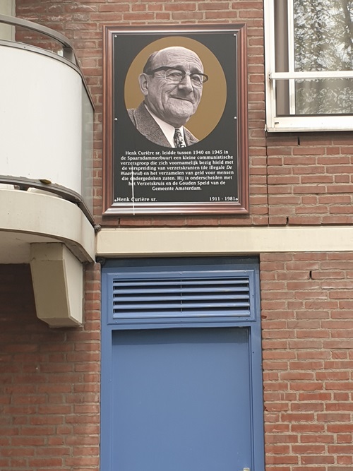Memorial Plates Spaarndammerbuurt Henk Curièrekade #3