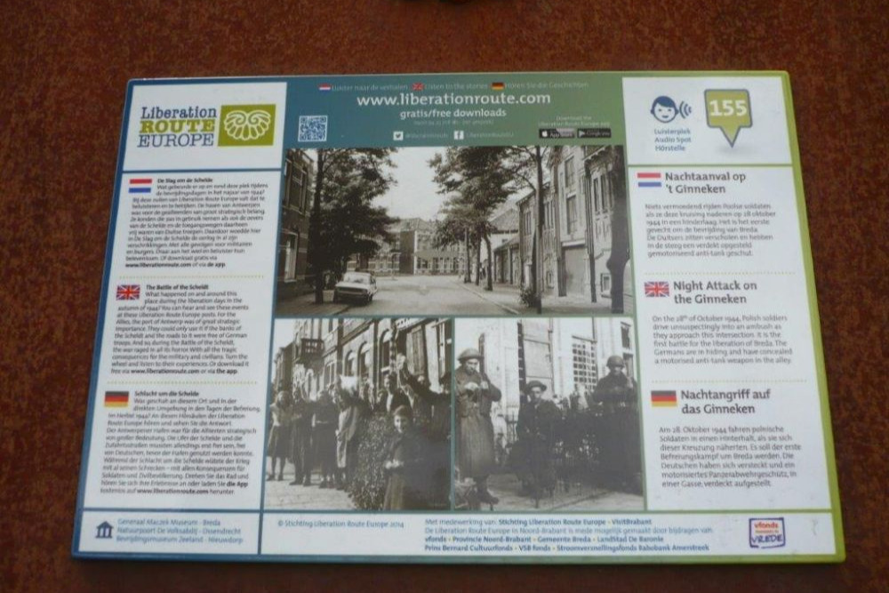 Liberation Route Marker 155: Nachtaanval op 't Ginneken #2