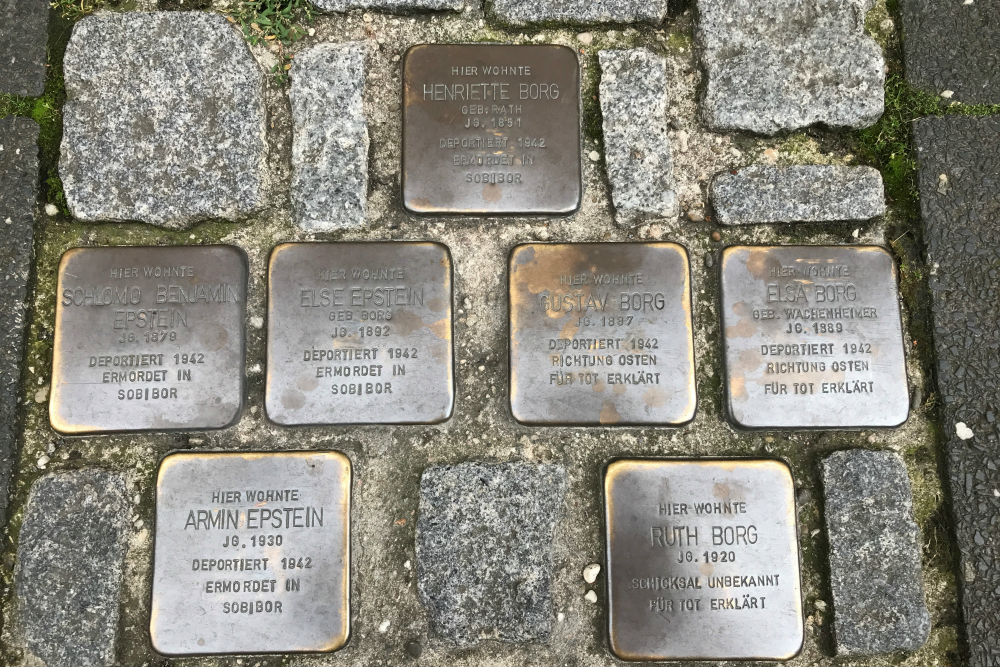 Stolpersteine Poststrae 37 #1