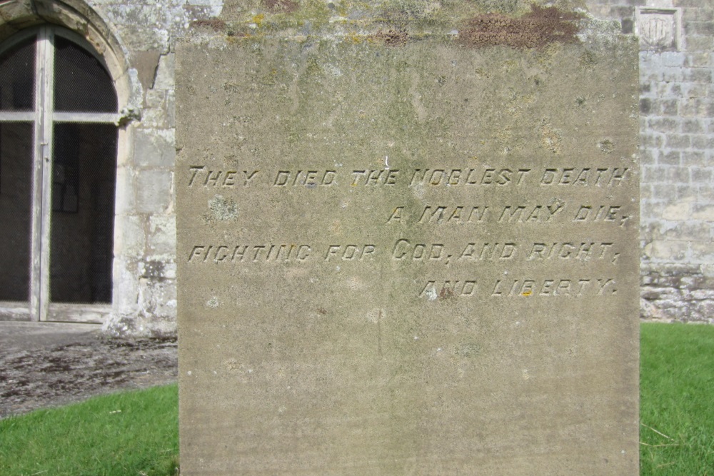 Oorlogsmonument North Grimston #2