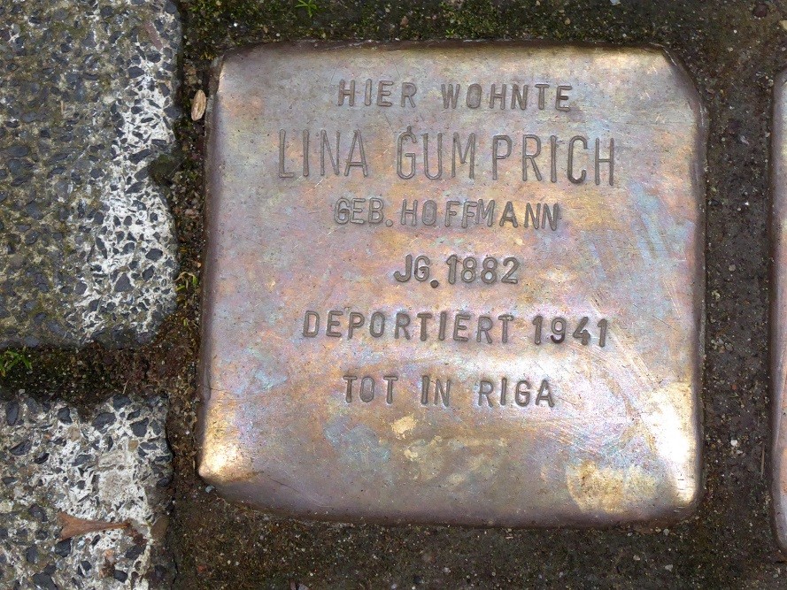 Stolpersteine Wermelingstrae 1 #2