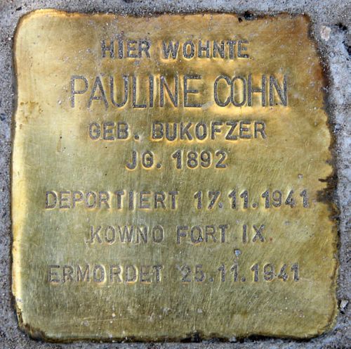 Stolpersteine Trautenaustrae 11 #2