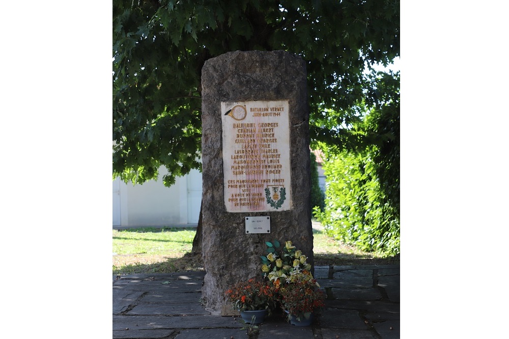 Monument Verzetsstrijders Nieuwe Begraafplaats Lourdes