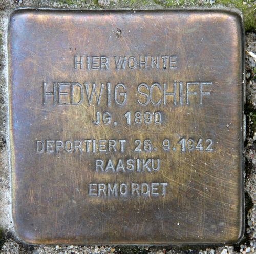 Stolpersteine Kastanienallee 23 #5