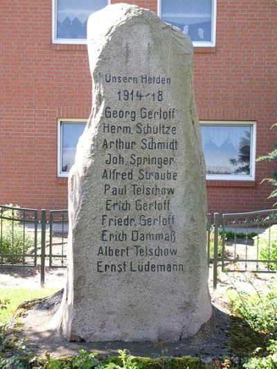 War Memorial Spiegelhagen #1