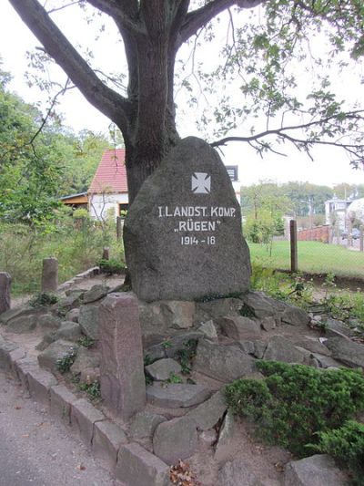Oorlogsmonument 1. Landst. Komp. Rügen