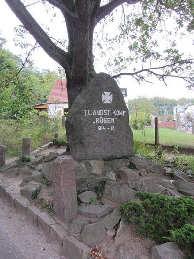 Oorlogsmonument 1. Landst. Komp. Rgen