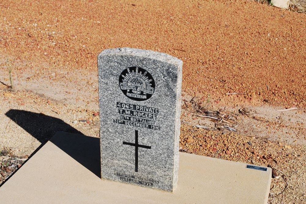 Commonwealth War Grave Narrogin Cemetery