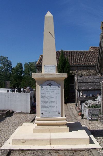 Oorlogsmonument Loubens