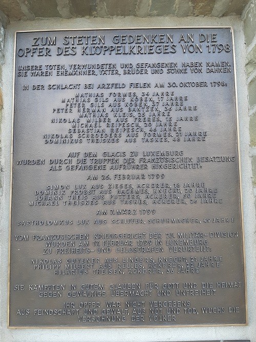 Oorlogsmonument 1798 Dahnen #4