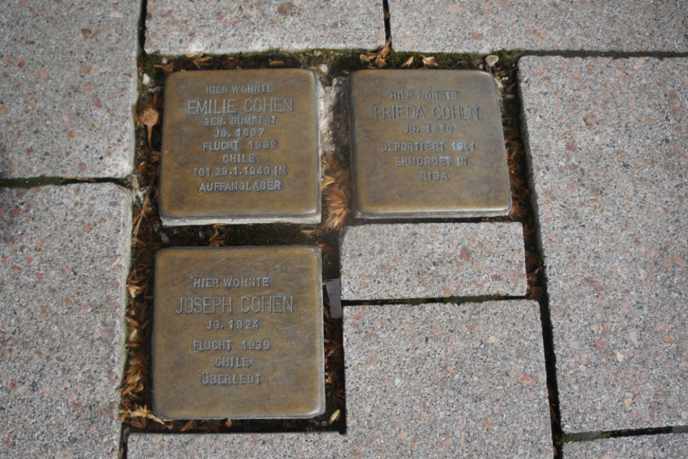 Stolpersteine Wallstrae #1