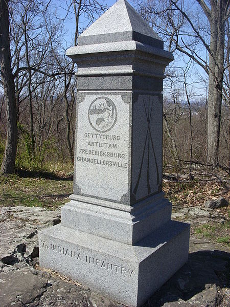 Monument 7th Indiana Volunteer Infantry Regiment