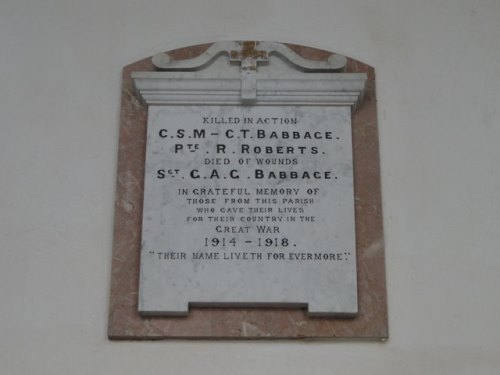 War Memorial Parish of Wicklewood and Crownthorpe #1