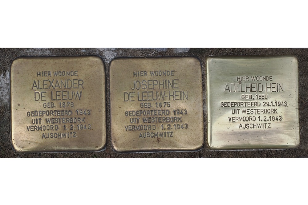 Stolpersteine Noordenbergstraat 39