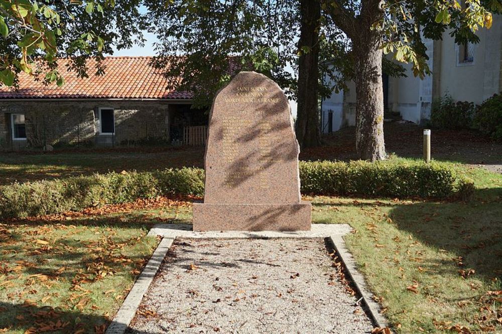 War Memorial Saint-Vincent-sur-Graon #1