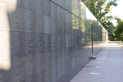 Memorial Wall Victims Warsaw Uprising #1