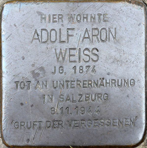 Stumbling Stone Vierthalerstraße 5 #1