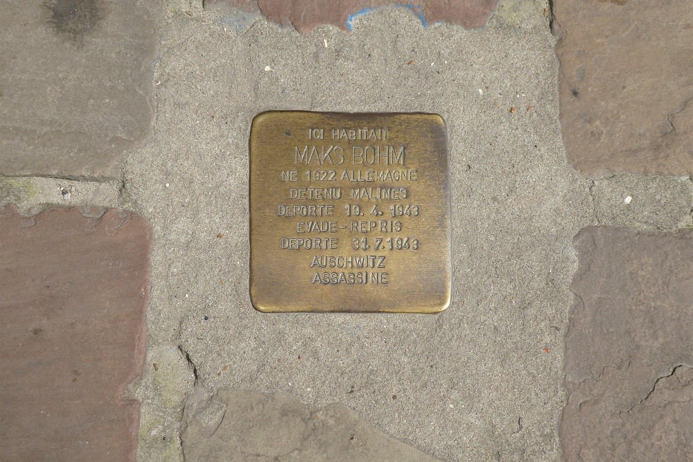 Stolperstein Huidevettersstraat 112 #1