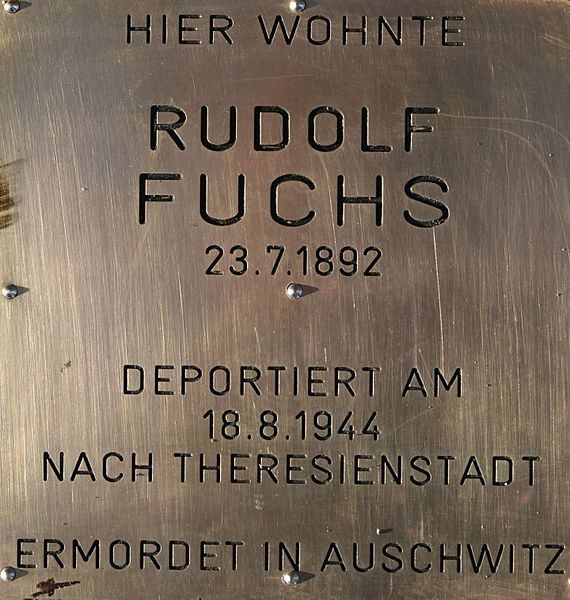 Remembrance Stone Breitenfurter Strae 278