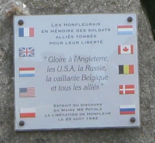Liberation Memorial Honfleur #2