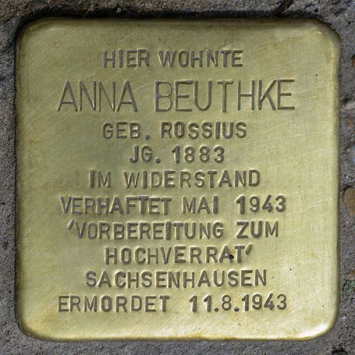 Stolpersteine Quäkerstraße 28 #1