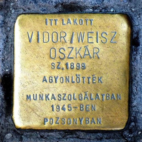 Stolperstein Rday utca 25