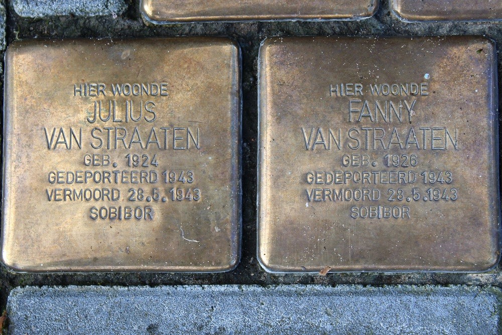 Stolpersteine Amalia van Solmsstraat 107 #3