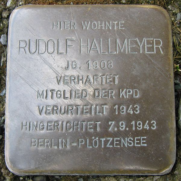 Stumbling Stone Paul-Schneider-Straße 8
