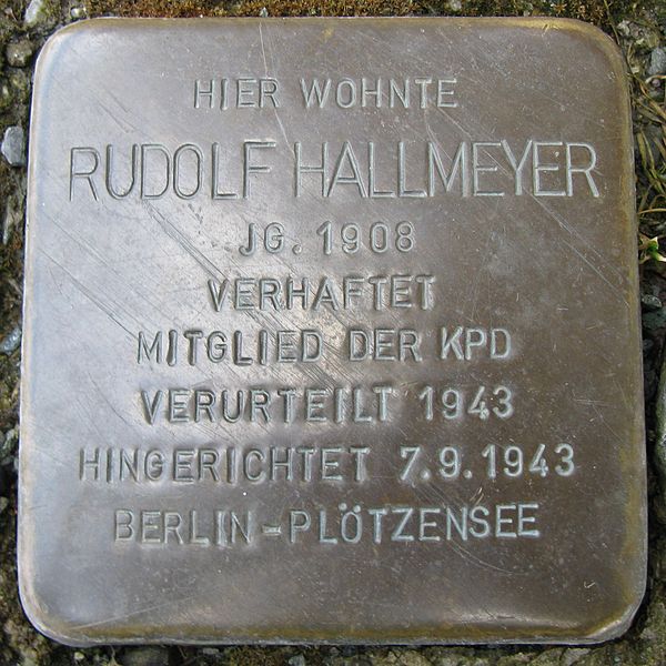 Stolperstein Paul-Schneider-Strae 8