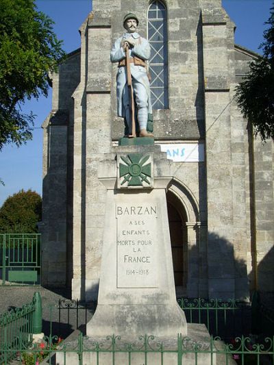 Monument Eerste Wereldoorlog Barzan #1