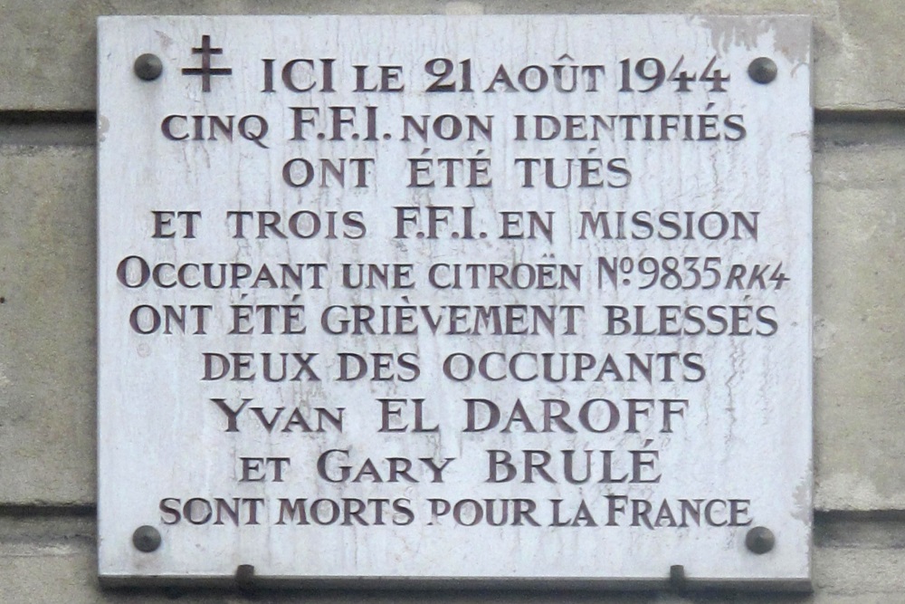 Memorials Victims Liberation of Paris #1