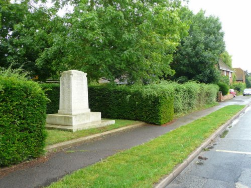 Oorlogsmonument Long Wittenham