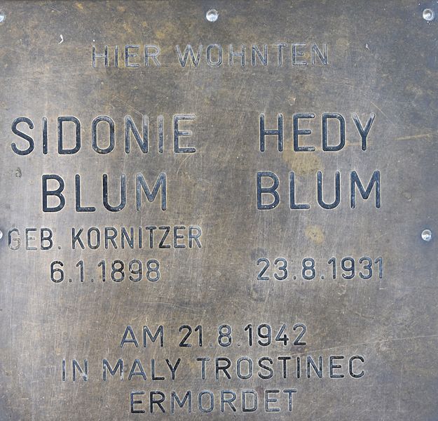 Remembrance Stone Breitenfurter Straße 316