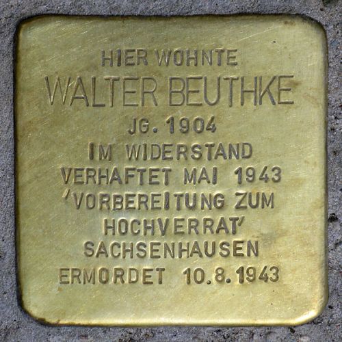 Stolpersteine Quäkerstraße 28 #5
