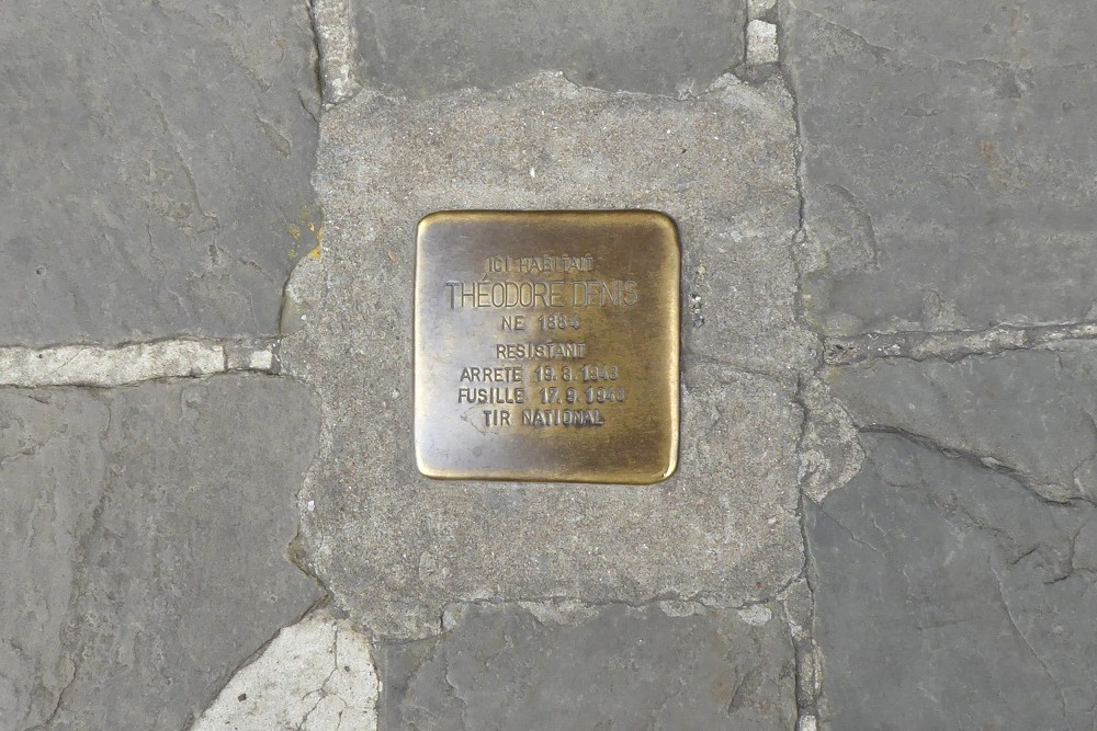 Stumbling Stone Rue d'Accolay 40