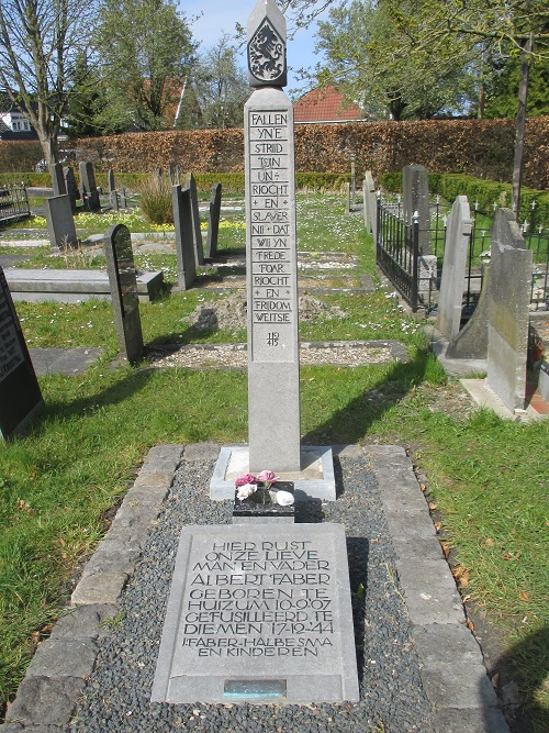 Grave Memorial Protestants Churchyard Huizum Village Leeuwarden #2