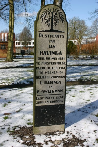 Dutch War Grave Beerta #3