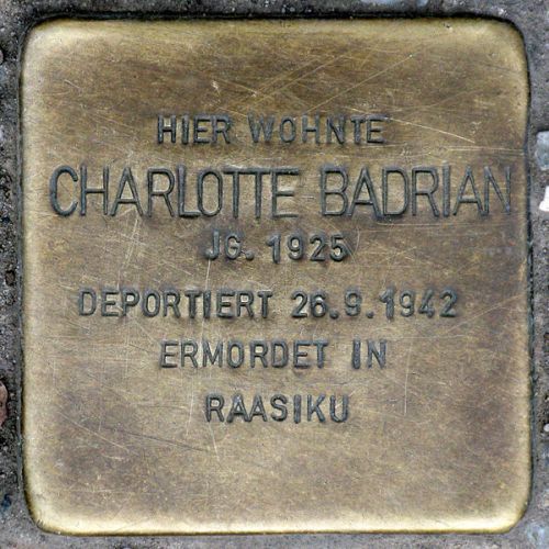 Stolpersteine Prinzenstraße 98