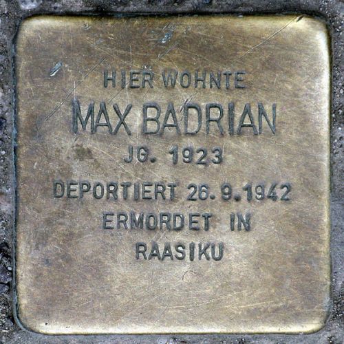 Stolpersteine Prinzenstraße 98 #3