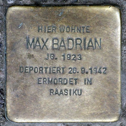 Stolpersteine Prinzenstrae 98 #3