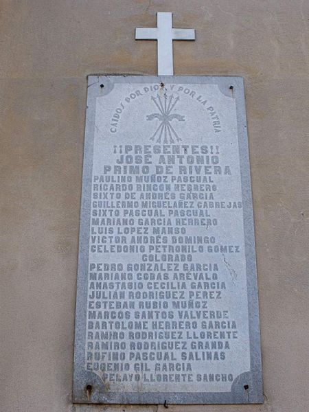 Spanish Civil War Memorial Carbonero el Mayor